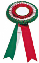 COCCARDA TRICOLORE ITALIANO